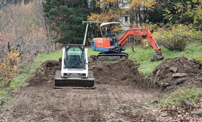 Terrassement jardin en pente, Seyne, LORENZATI CONSTRUCTION